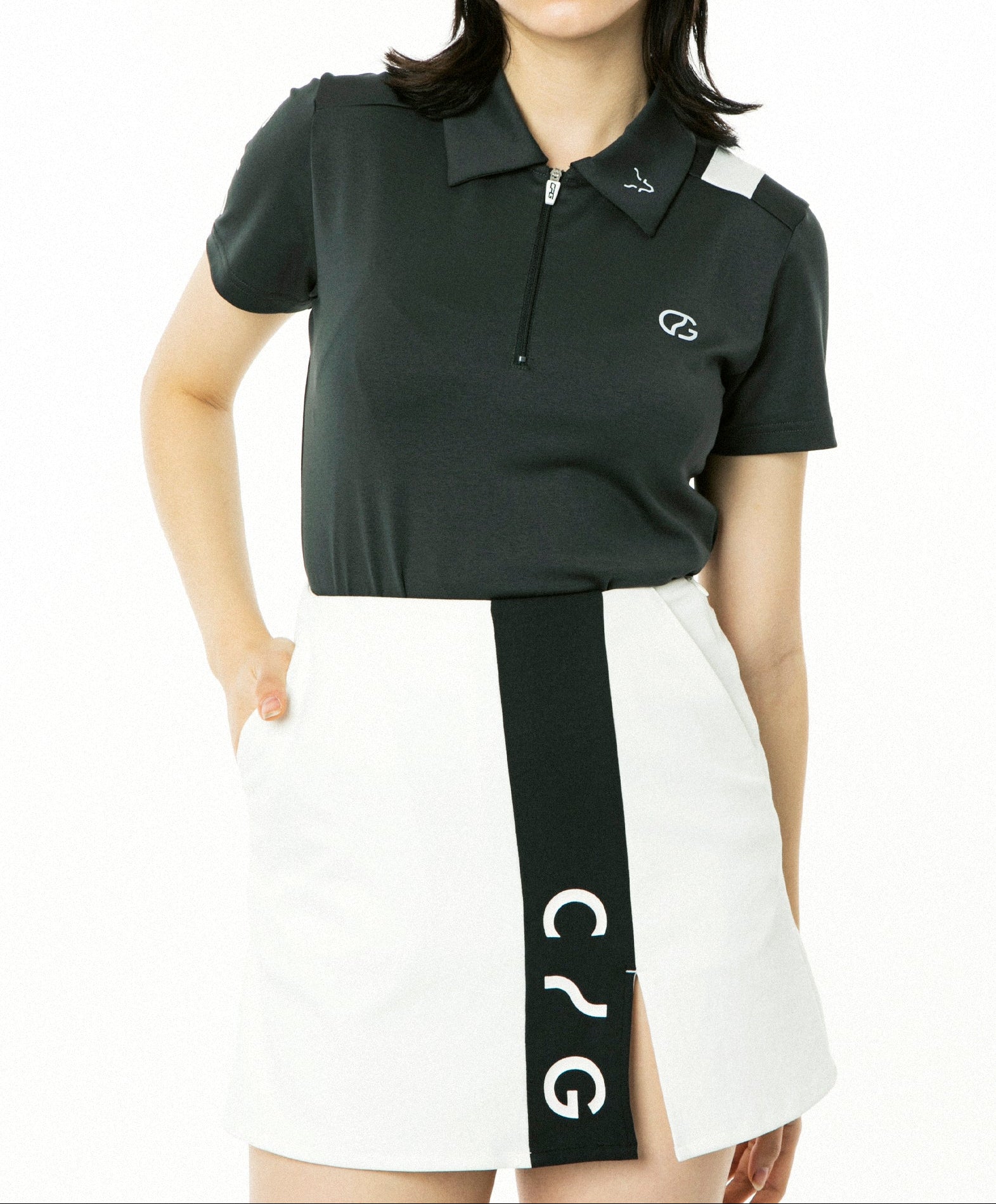 【9월 9일 이후 출하】 숄더 라인 전환 Jip Up SS(쇼트 슬리브)