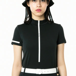 ジオメトリックプリントショートパンツ（BK/WH）