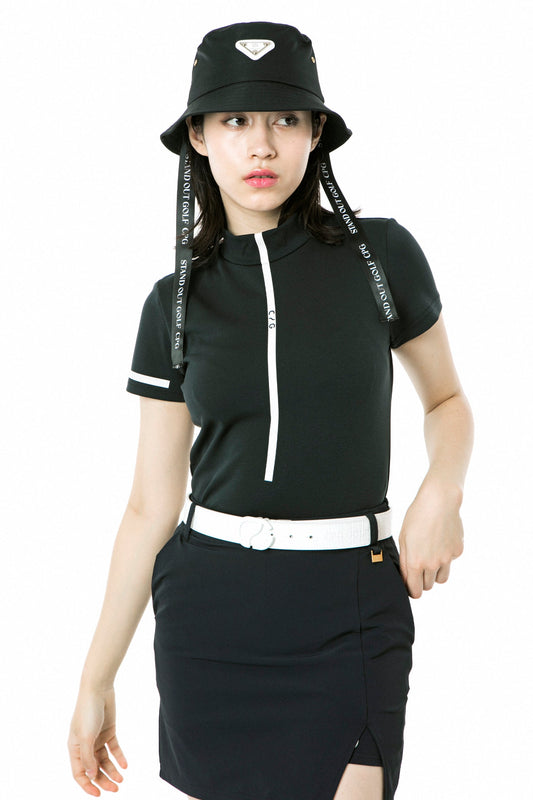 ジオメトリックプリントショートパンツ（BK/WH）