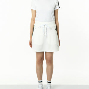 【9월 9일 이후 출하】 스탠드 넥 원 사이드 전환 라인 SS(쇼트 슬리브)