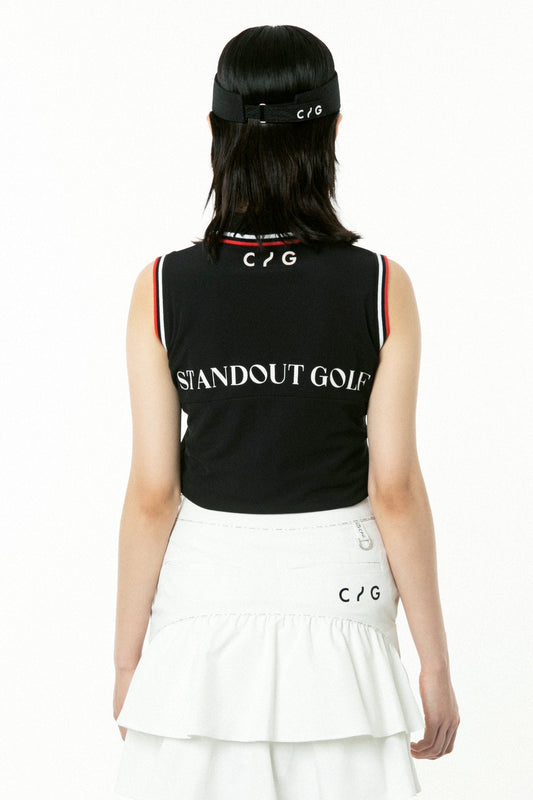 CPG GOLF シーピージーゴルフ ゴルフウェア レディース ポロシャツ 袖 