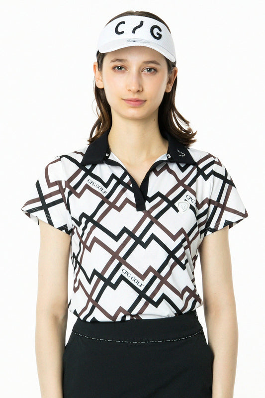 ジオメトリックプリントスキッパーSS