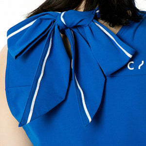 リボンタイ付きノースリーブシャツ