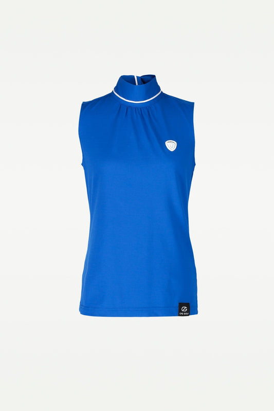 リボンタイ付きノースリーブシャツ