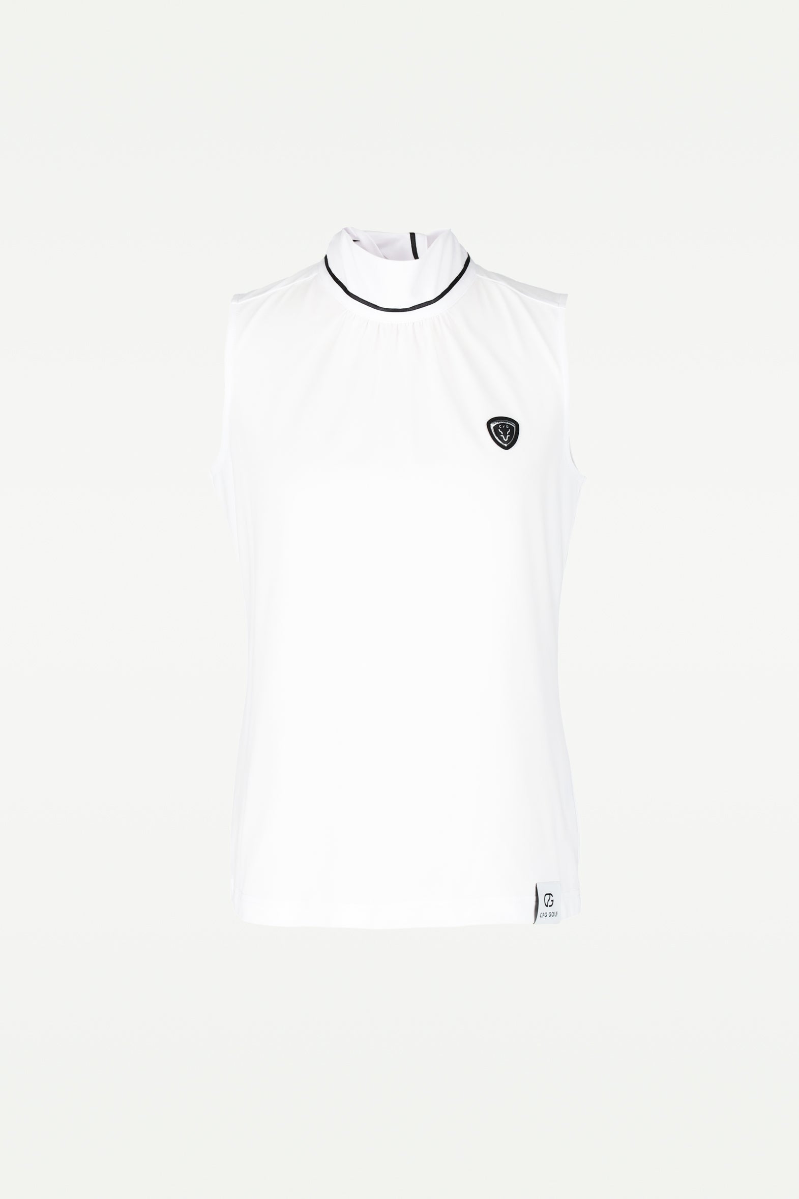 リボンタイ付きノースリーブシャツ