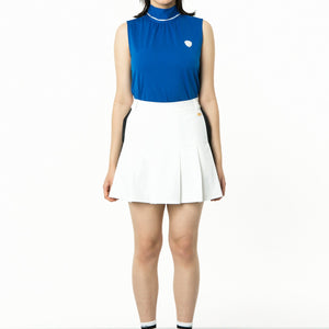 リボンタイ付きノースリーブシャツ