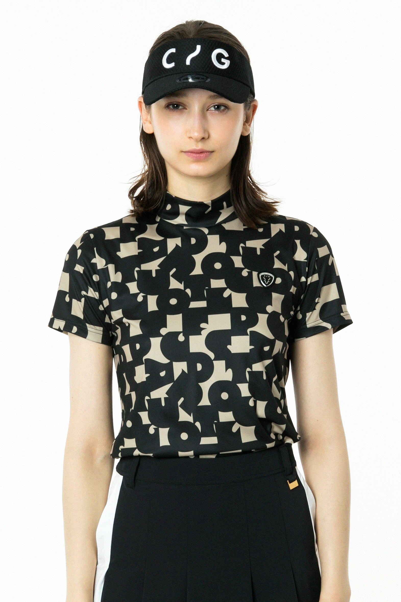 【Sample】70’S調タイポグラフィプリントモックネックSS