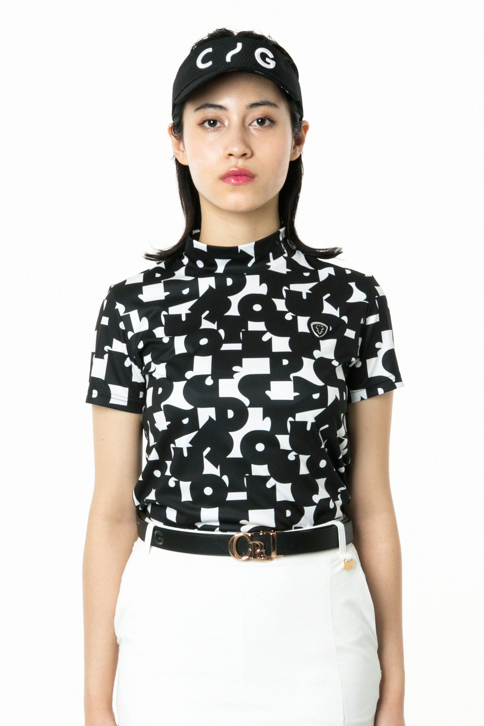 【Sample】70’S調タイポグラフィプリントモックネックSS