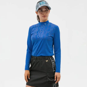 【Sample】モックネックロゴプリントLS