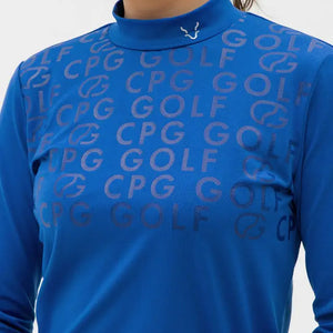 【Sample】モックネックロゴプリントLS