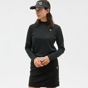 【Sample】ロゴジャガード柄モックネックLS