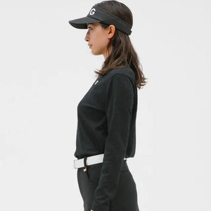 【Sample】ロゴジャガード柄モックネックLS