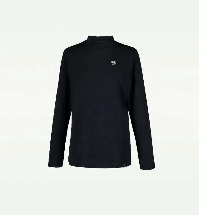 【Sample】ロゴジャガード柄モックネックLS