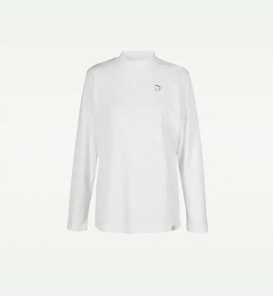 【Sample】ロゴジャガード柄モックネックLS