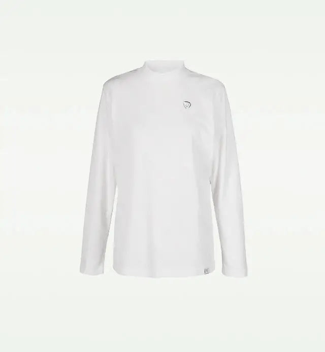 【Sample】ロゴジャガード柄モックネックLS