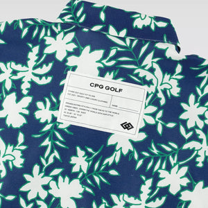 FLOWER MOTIF POLO SS