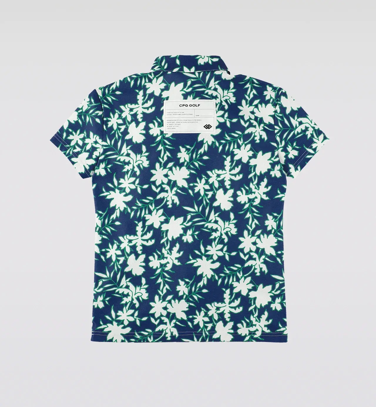 FLOWER MOTIF POLO SS