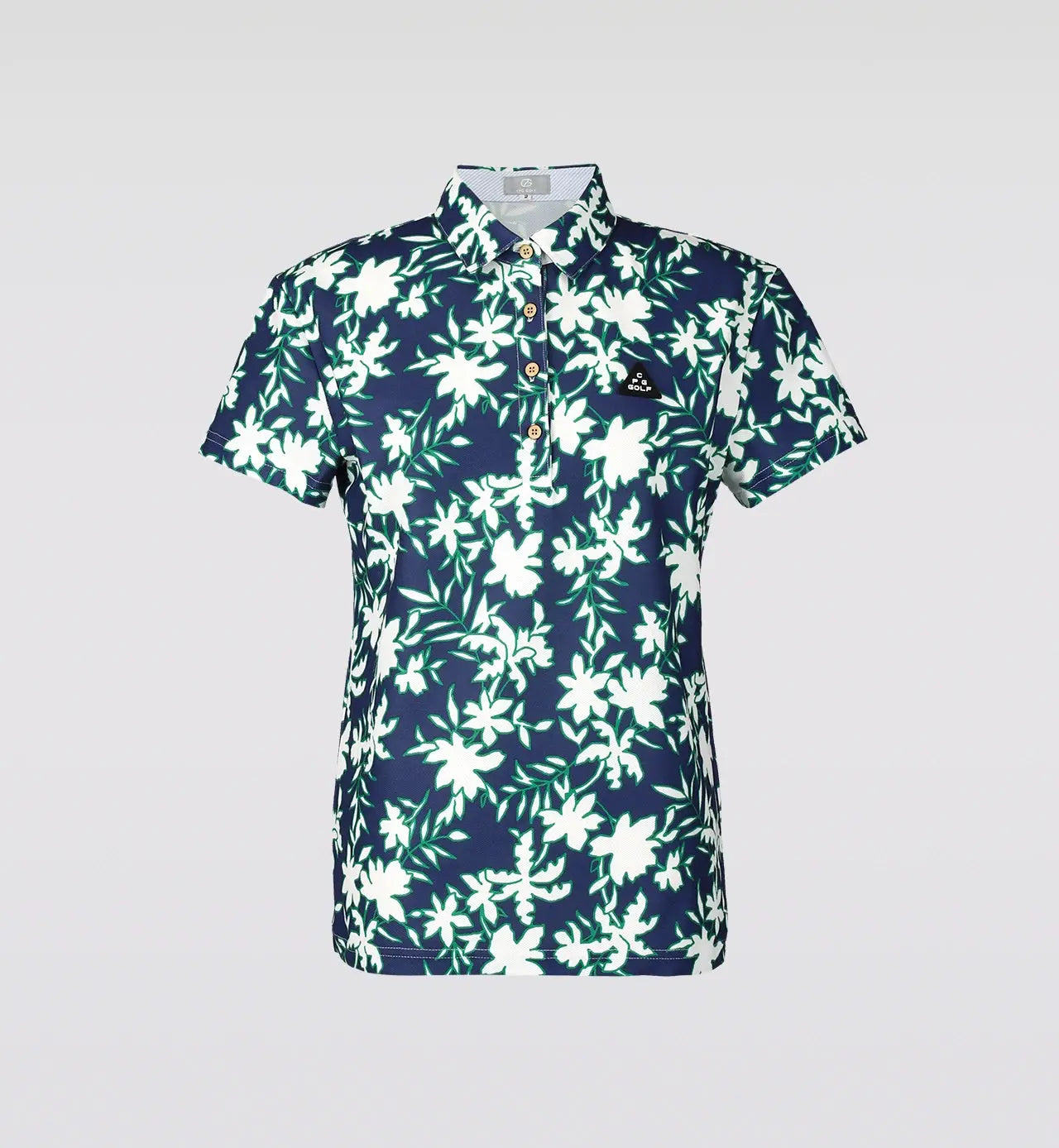 【Sample】FLOWER MOTIF POLO SS