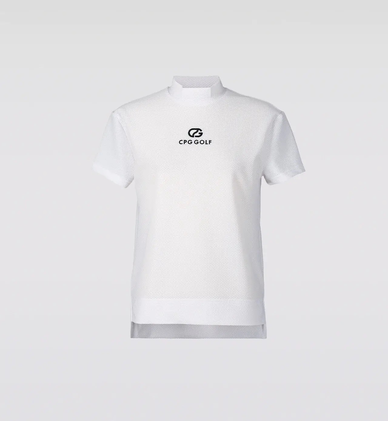 LIGHT MESH MOCK NECK SS