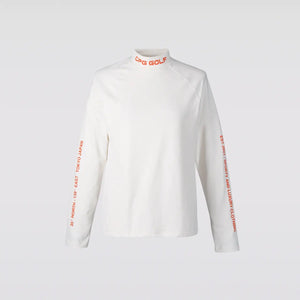 RAGLAN MOCK NECK LS