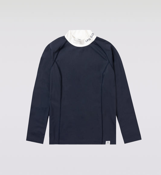 TIGHT FIT MOCK NECK LS