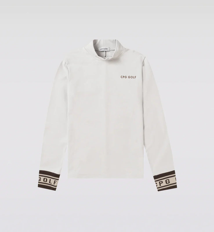 【Sample】RIB LOGO MOCK NECK LS