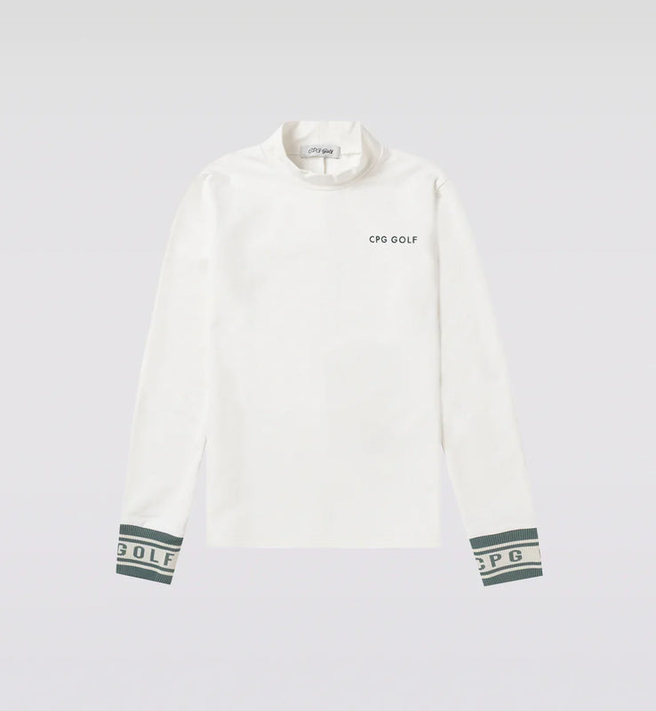 【Sample】RIB LOGO MOCK NECK LS