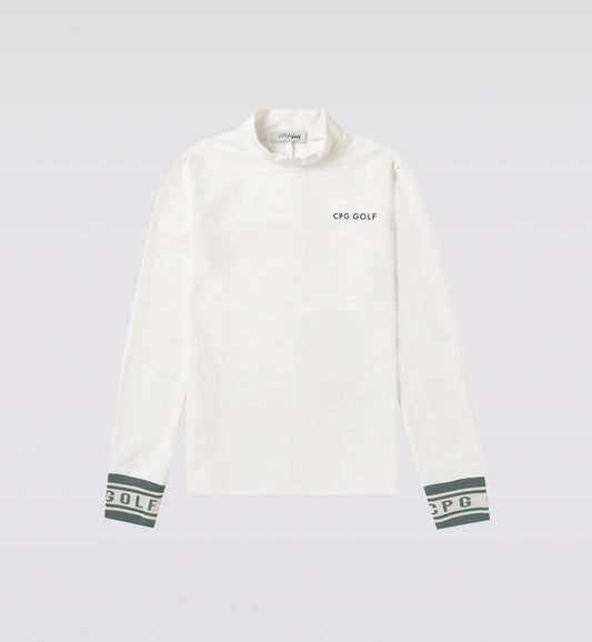 【Sample】RIB LOGO MOCK NECK LS