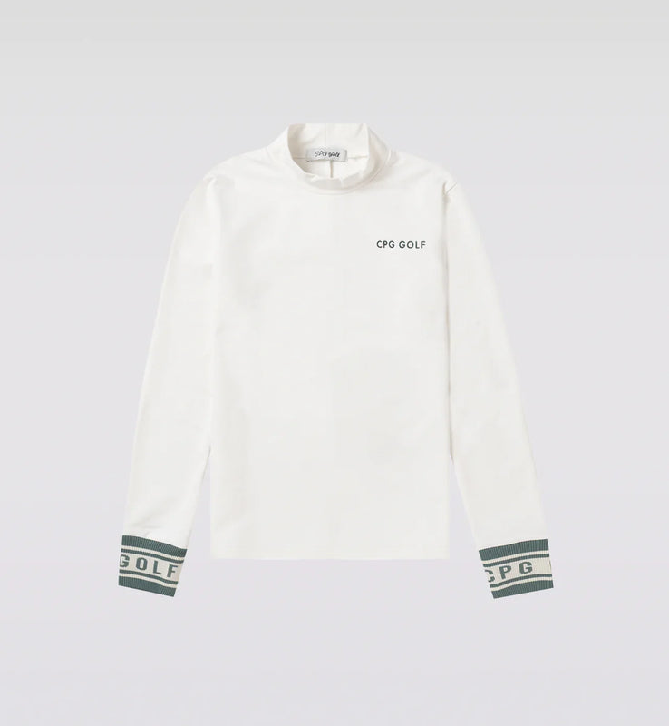 【Sample】RIB LOGO MOCK NECK LS