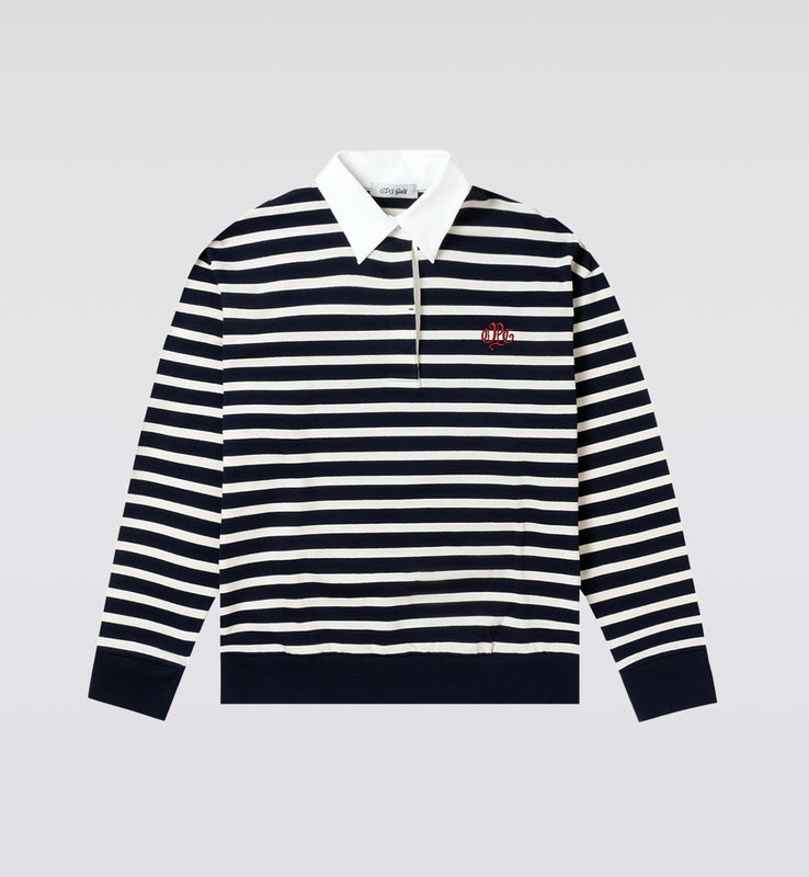 【Sample】BORDER POLO LS