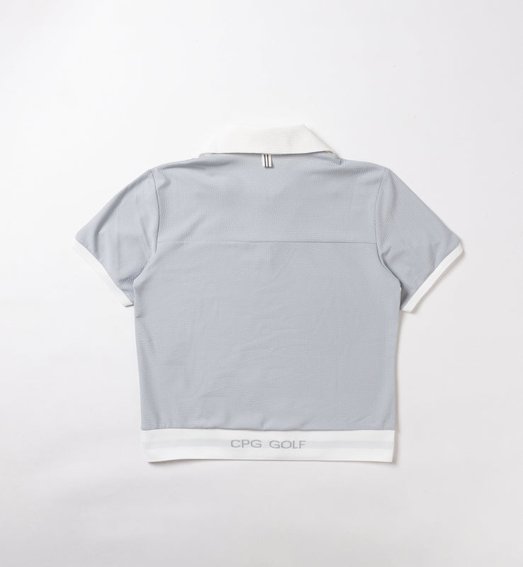 【26SS 新作】Big Collar Zip Up POLO -sample-