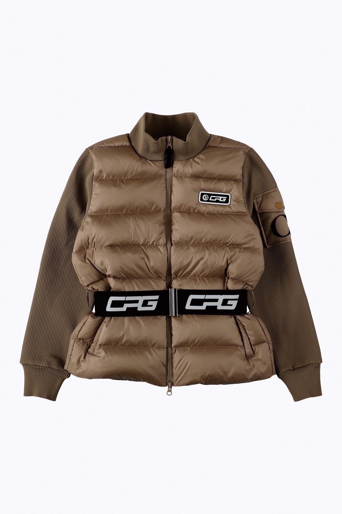 sleeve knit down jacket（スリーブニットダウンジャケット）