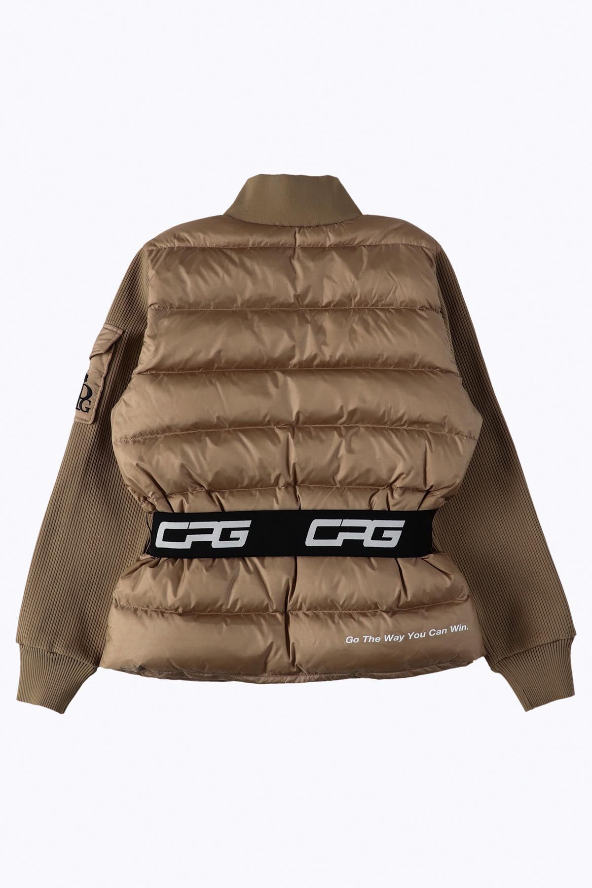 sleeve knit down jacket（スリーブニットダウンジャケット）