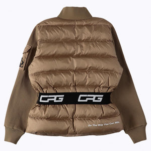 sleeve knit down jacket（スリーブニットダウンジャケット）