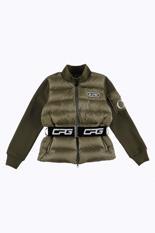 sleeve knit down jacket（スリーブニットダウンジャケット）