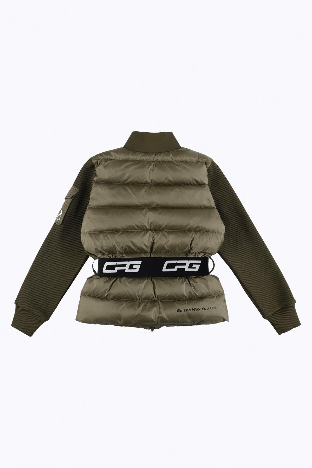 sleeve knit down jacket（スリーブニットダウンジャケット）