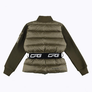 sleeve knit down jacket（スリーブニットダウンジャケット）