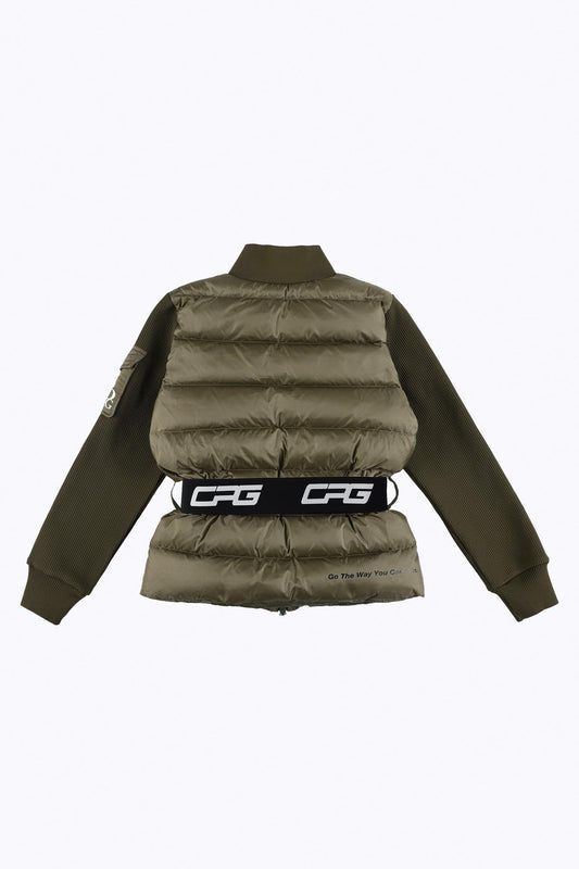 sleeve knit down jacket（スリーブニットダウンジャケット）