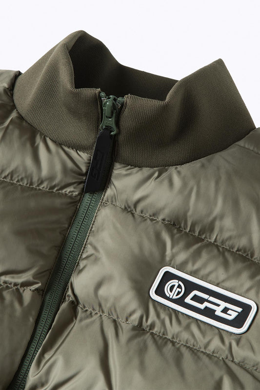 sleeve knit down jacket（スリーブニットダウンジャケット）