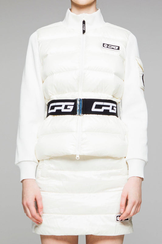 sleeve knit down jacket（スリーブニットダウンジャケット）