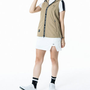 ライン切り替えウインドベスト CPGゴルフ ノースリーブ アウター レディース ゴルフウェア