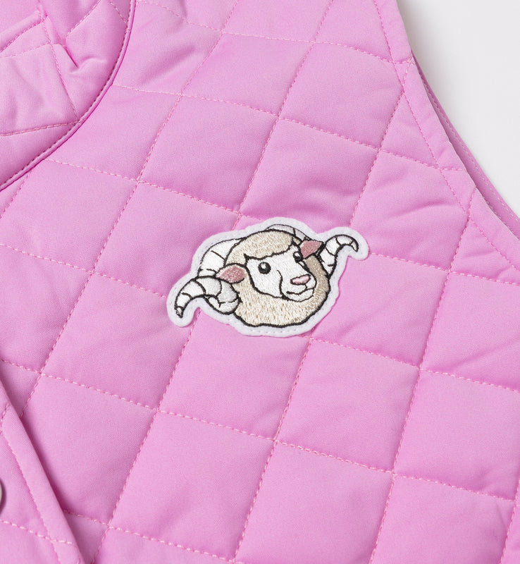 【new arrival】機能中綿キルトベスト-SAMPLE-