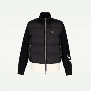 【Sample】ダウン×袖ニットブルゾン