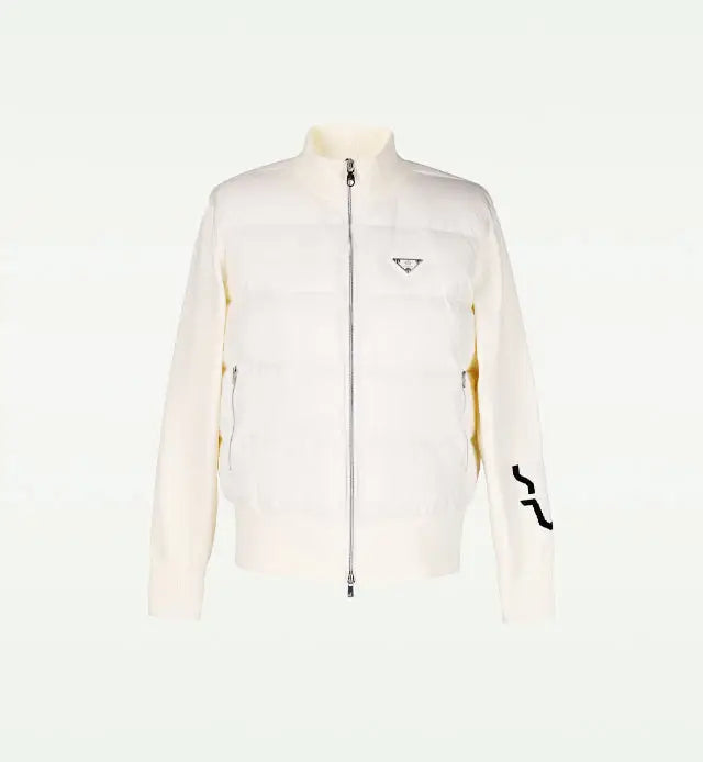 【Sample】ダウン×袖ニットブルゾン