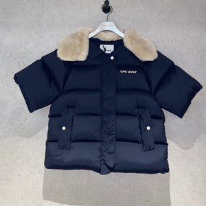 【Sample】QUILTING HALF SLEEVE DOWN JACKT