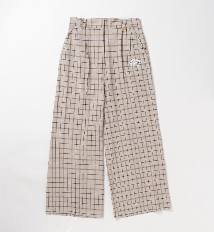 【new arrival】ソフトサーモ混オックスチェックウール混PT-SAMPLE-