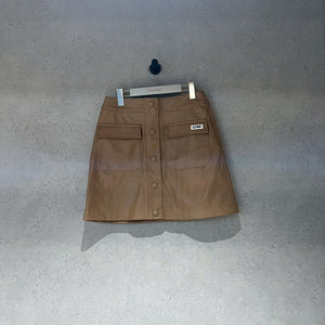 【Sample】フェイクレザースカート
