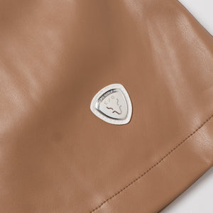 【new arrival】ベルト付きフェイクレザーストレッチスカート-SAMPLE-