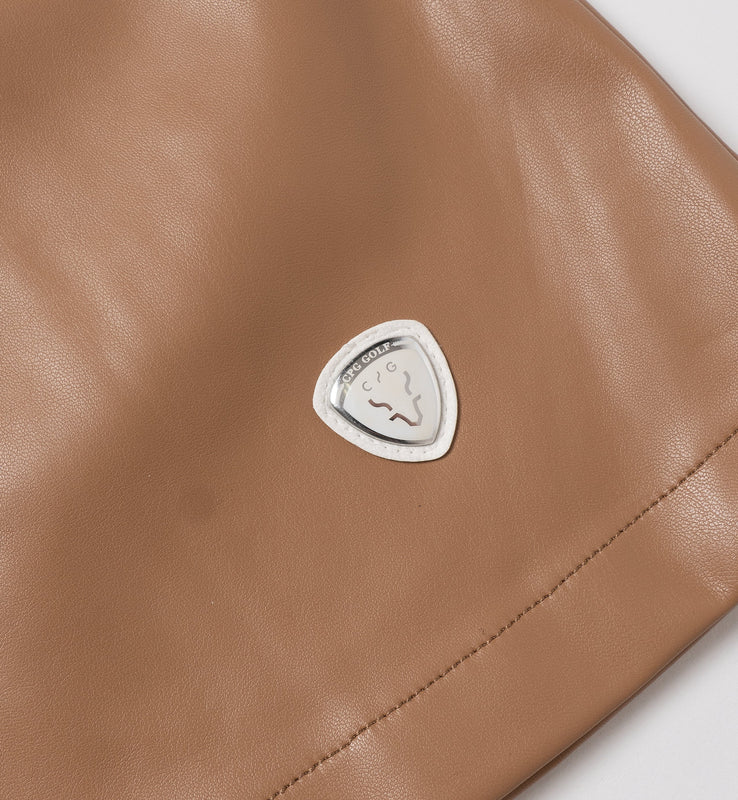 【new arrival】ベルト付きフェイクレザーストレッチスカート-SAMPLE-