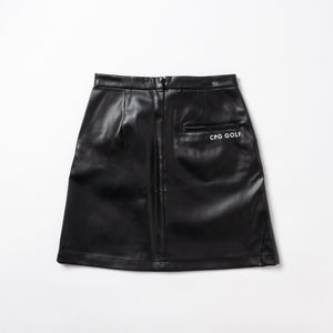 【new arrival】ベルト付きフェイクレザーストレッチスカート-SAMPLE-